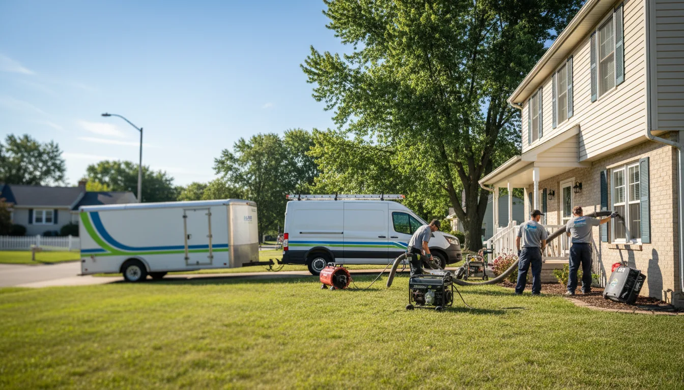 Flooded Basement Restoration And Cleanup With Repair in Kincaid, IL near me